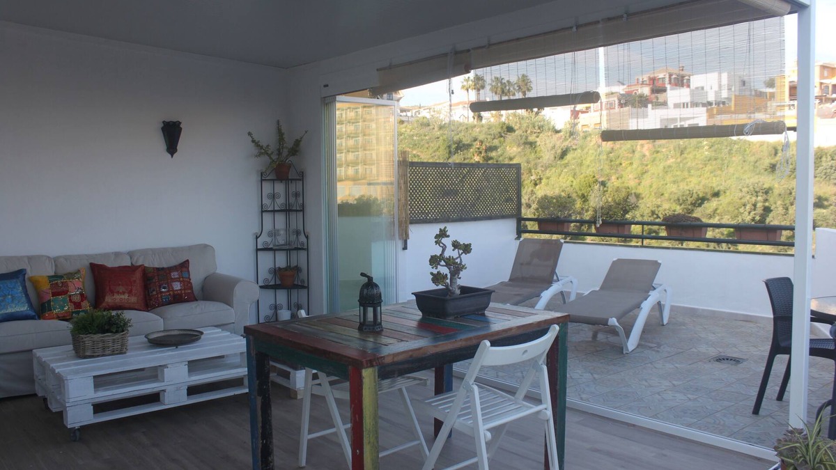 La Cala del Moral Apartment | Beautiful penthouse on the coast, with large terrace, sea views and Wifi