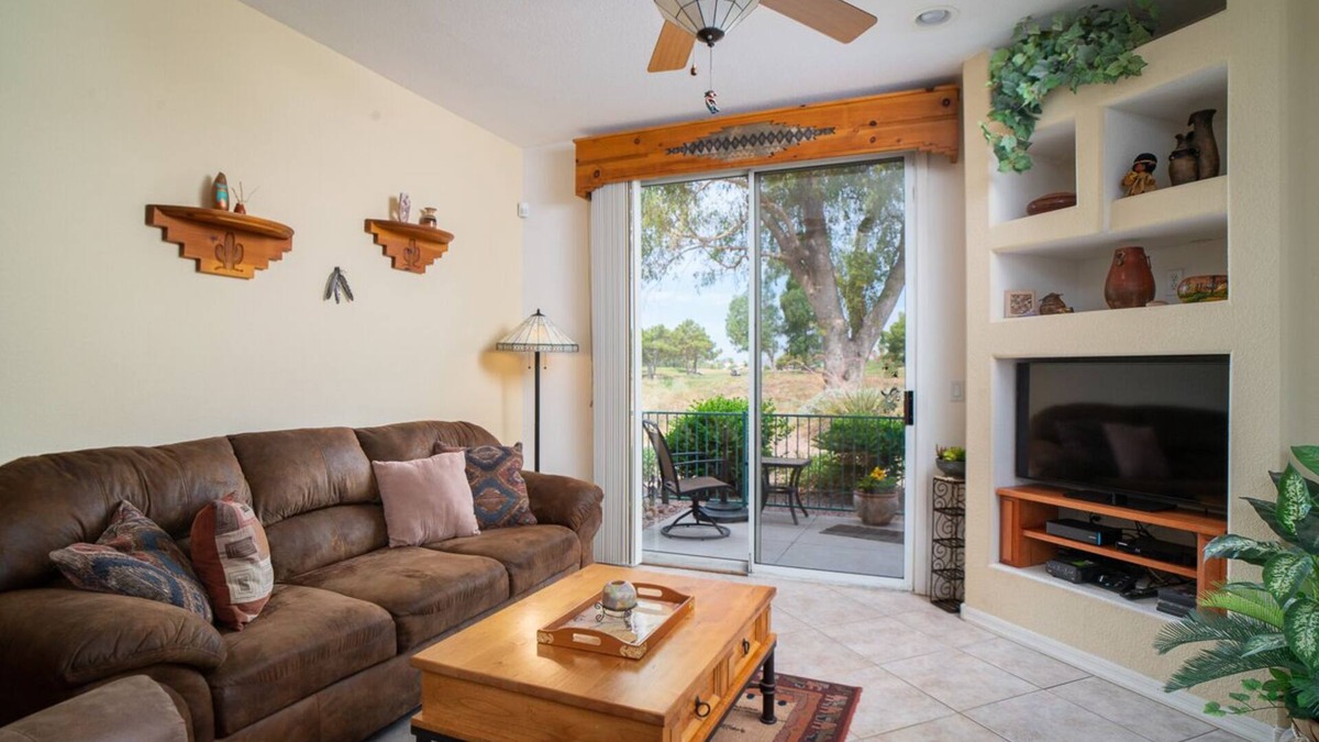 Superstition Lakes Condo | Beautiful Golf Course view with gorgeous sunsets