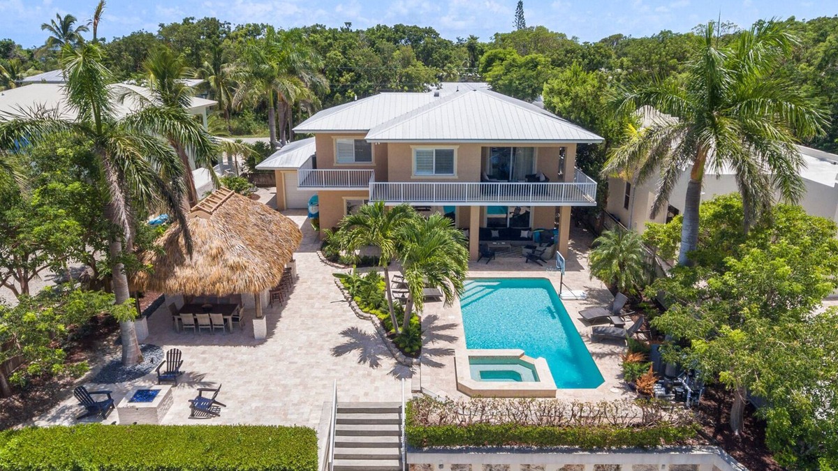 Anglers Park House | Beautiful Key Largo Resort Home w/Pool, Hot Tub, Tiki, Fire Pit