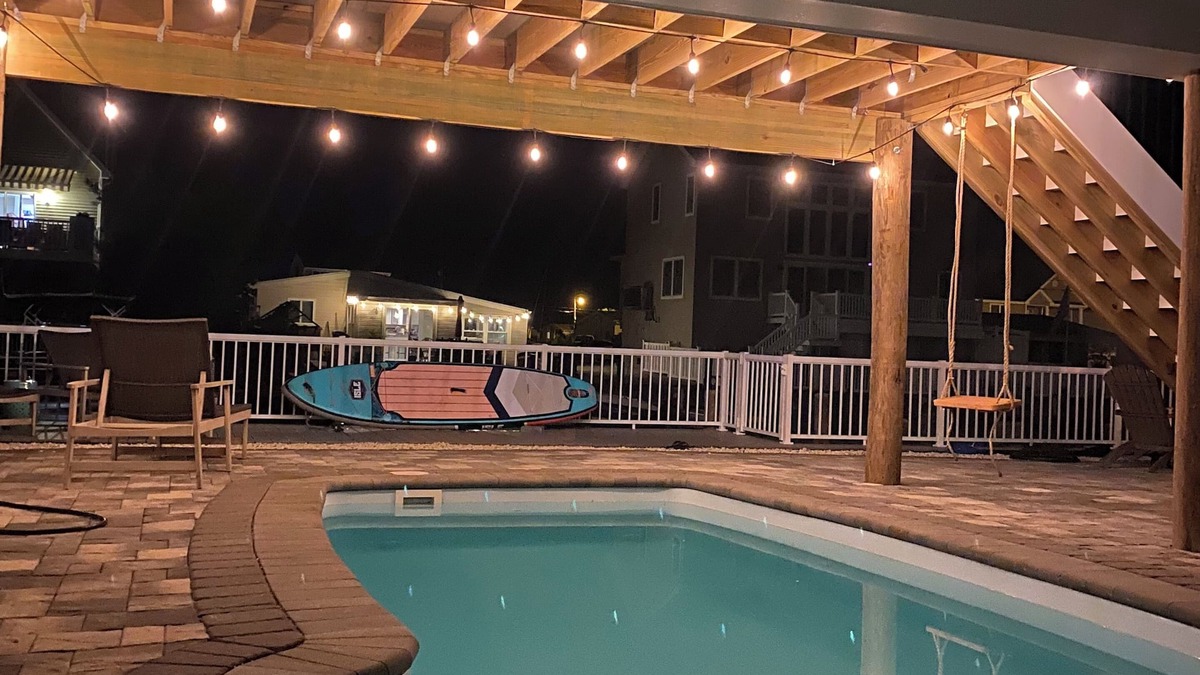 Beach Haven West House | Beautiful lagoon front home! Heated inground pool. Only minutes to LBI beaches.