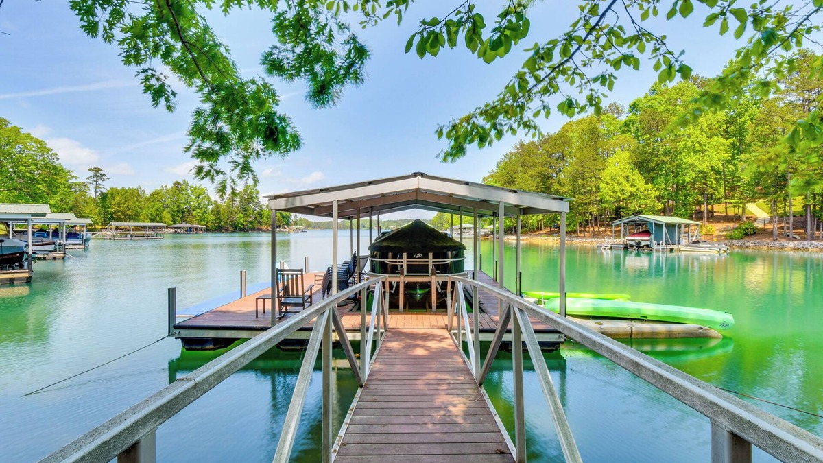 Seneca Cottage | Beautiful Lake Keowee Home w/Boat Dock & Fire Pit