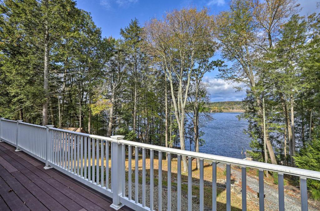 Swartswood House | Beautiful Lakefront Retreat with Deck and Views!