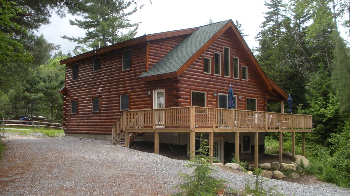 Lake Placid House | Beautiful Log Home NINJA 7086056