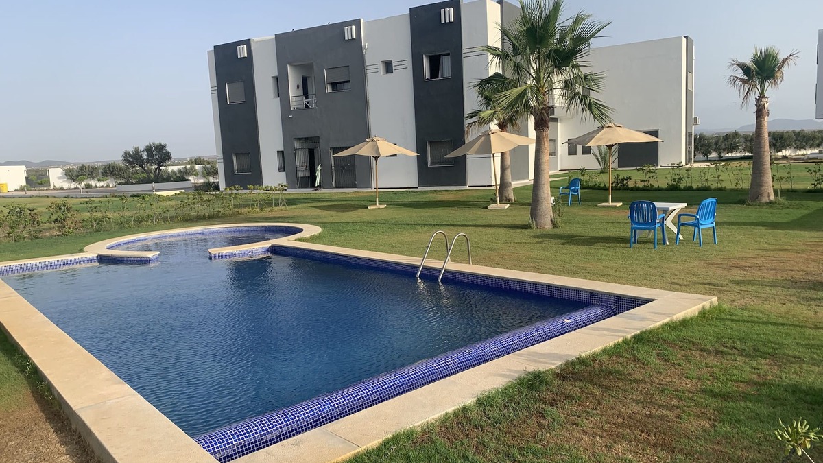 Bouficha Apartment | Beautiful new furnished S + 2 apartment with sea view