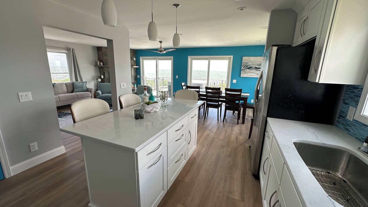 Fairhaven House | Beautiful Ocean Front House with Private Beach, Hot Tub and Spectacular Sunsets