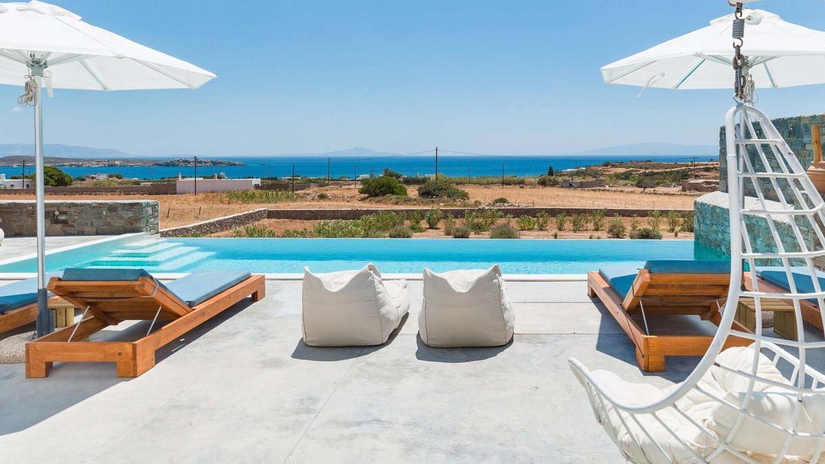 Drios Villa | Beautiful Paros Villa | 4 Bedrooms | Villa Aura | Private Pool & Astounding Sea.