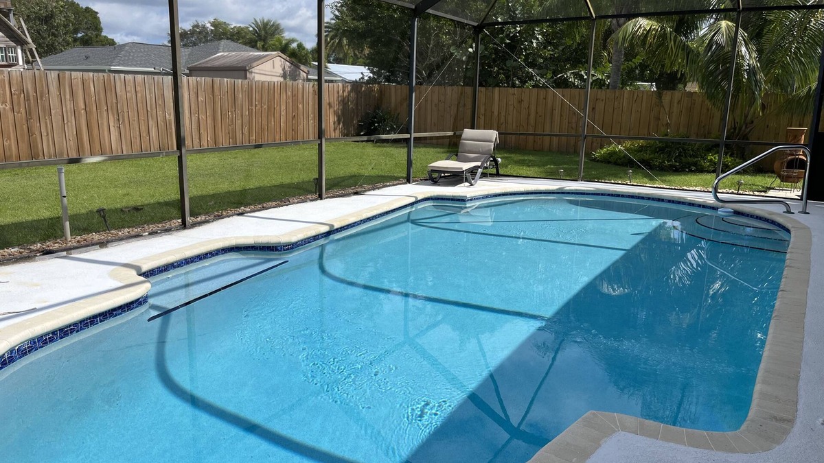 Port Saint Lucie House | Beautiful Private Screened Pool/Patio Home, Recently Renovated and CLEAN!