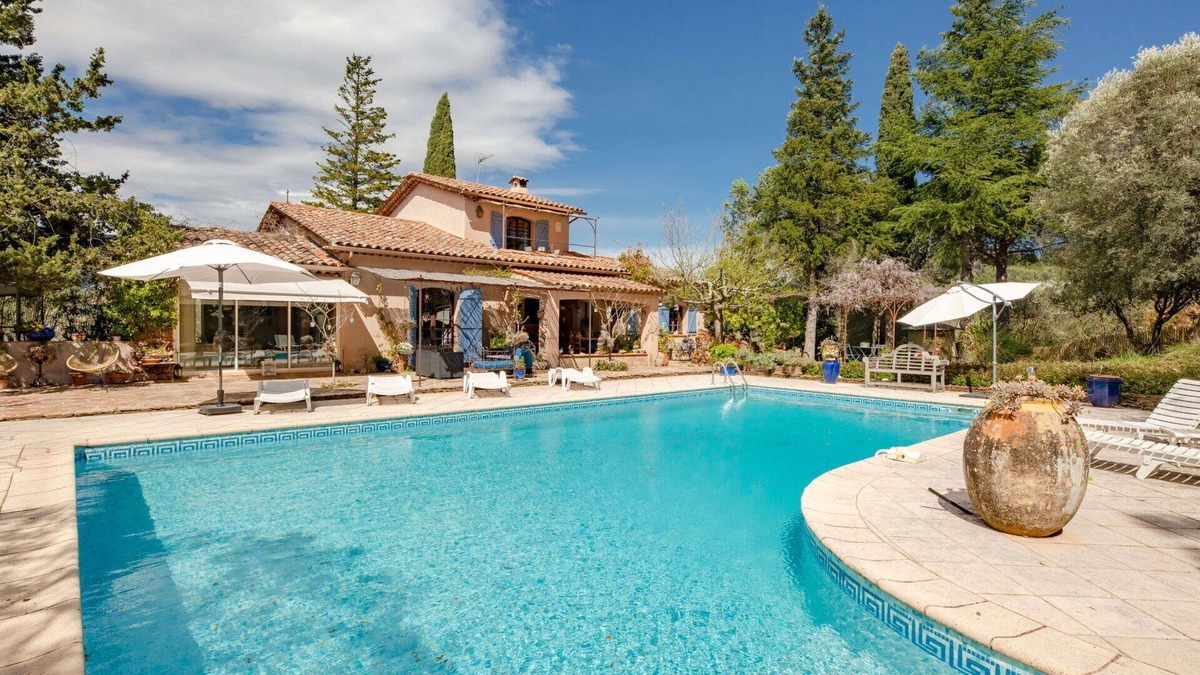 Le Tignet House | Beautiful private villa for 8 people with WIFI, private pool, TV, terrace and panoramic view