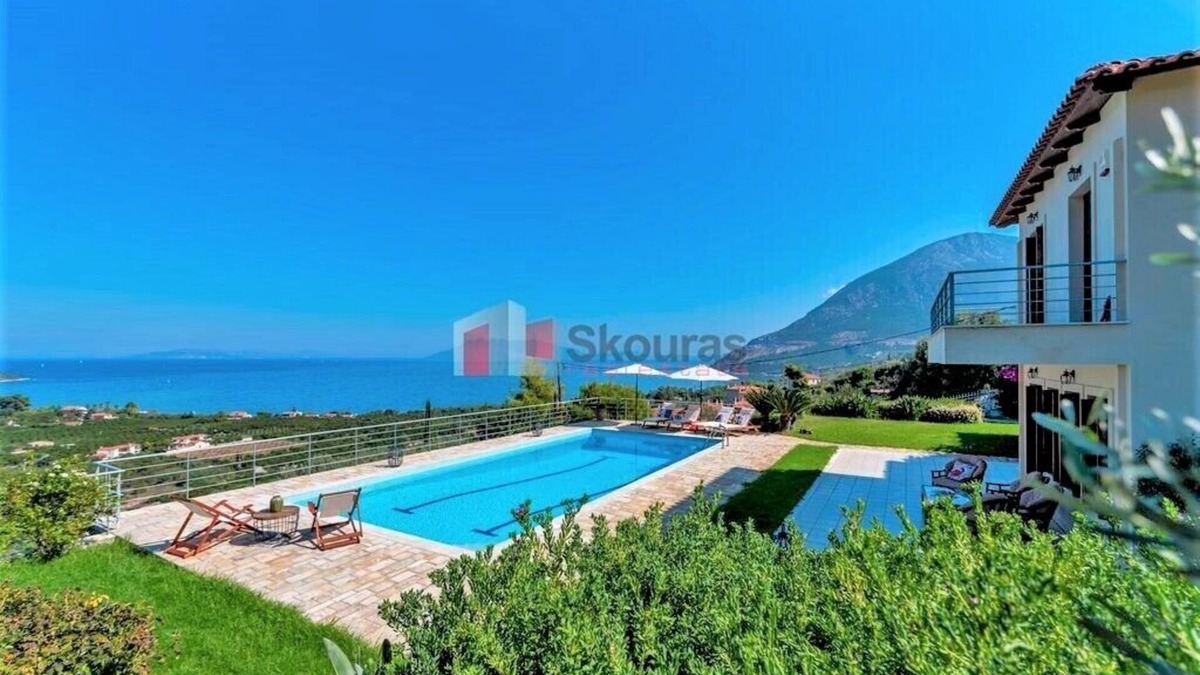 Melissopetra Villa | Beautiful sea view Villa Sunshine, for 6-7 guests
