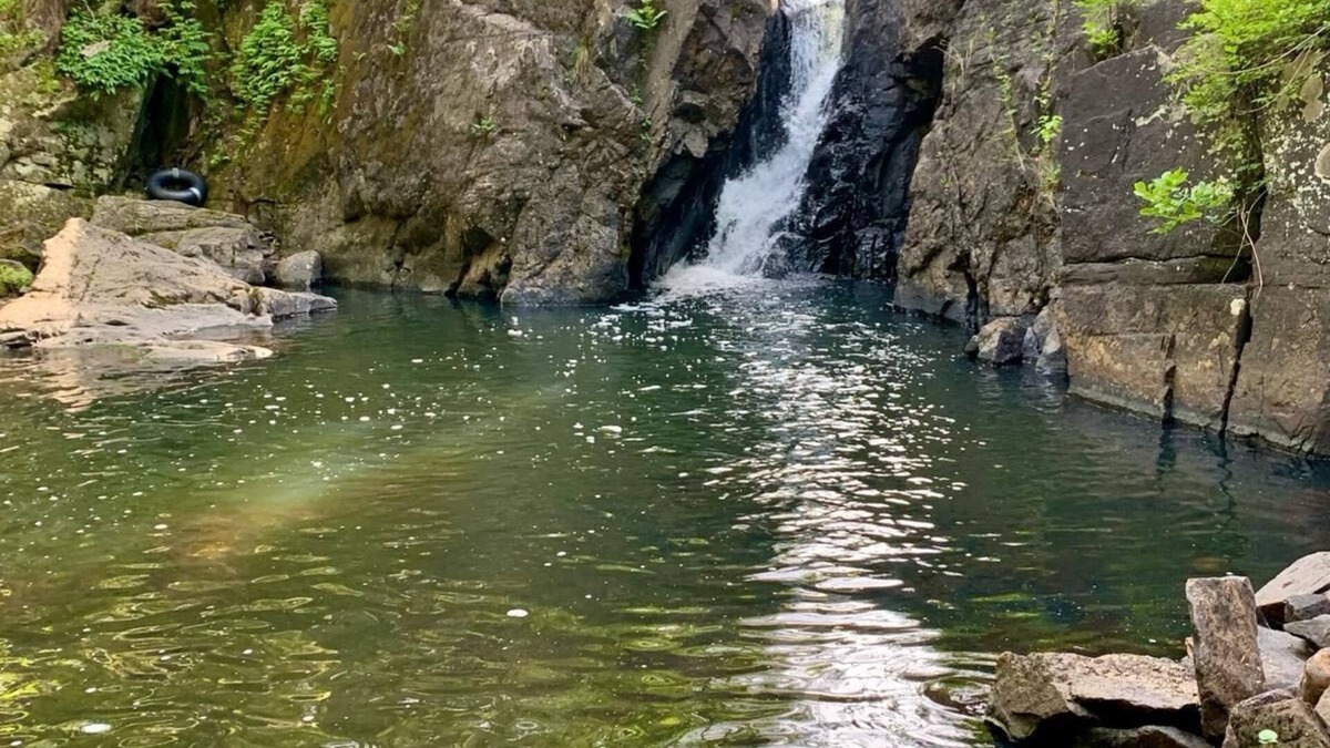 Crown Point RV Rental | BEAUTIFUL SECLUDED RUSTIC camp site. Waterfall, creek, swimming hole & trails.