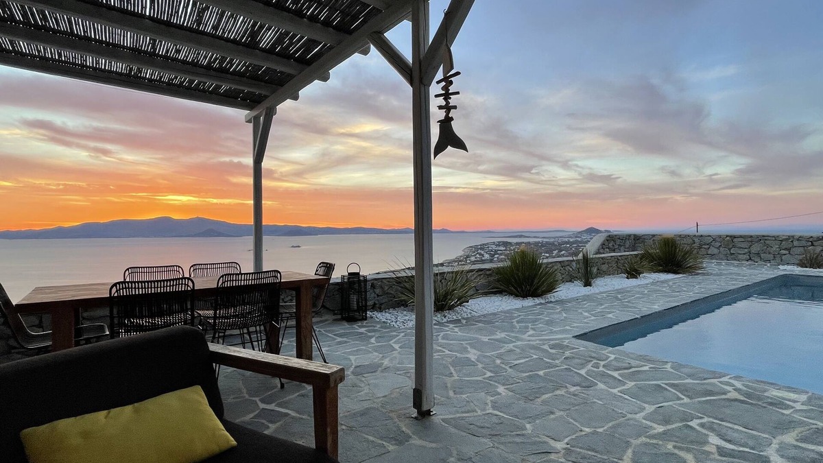 Naxos House | Beautiful sunsets and sea view