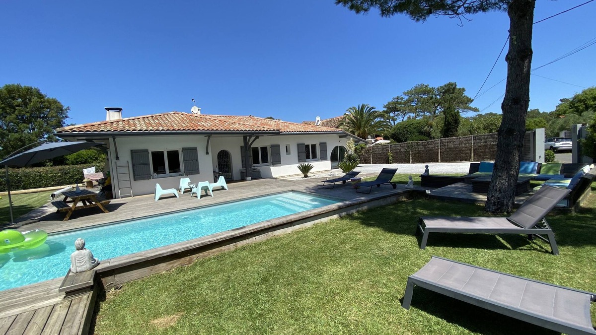 Labenne-Ocean House | Beautiful villa with pool 2 steps from the ocean