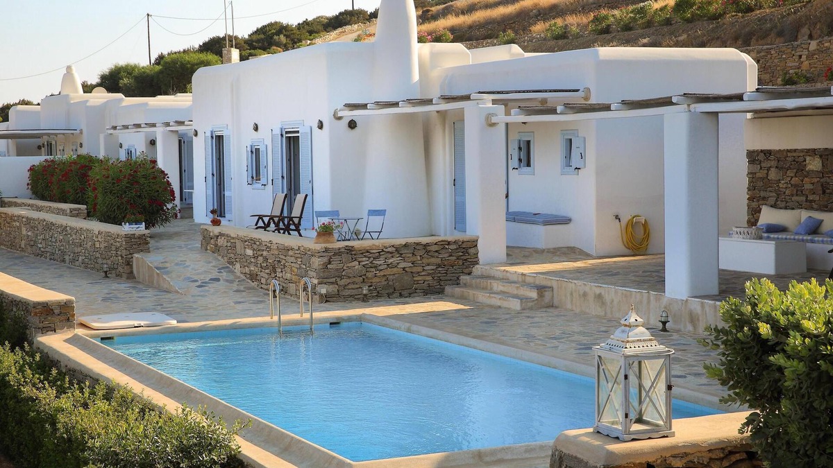 Drios Villa | Beautiful villa with private pool and panoramic sea view of Golden Beach