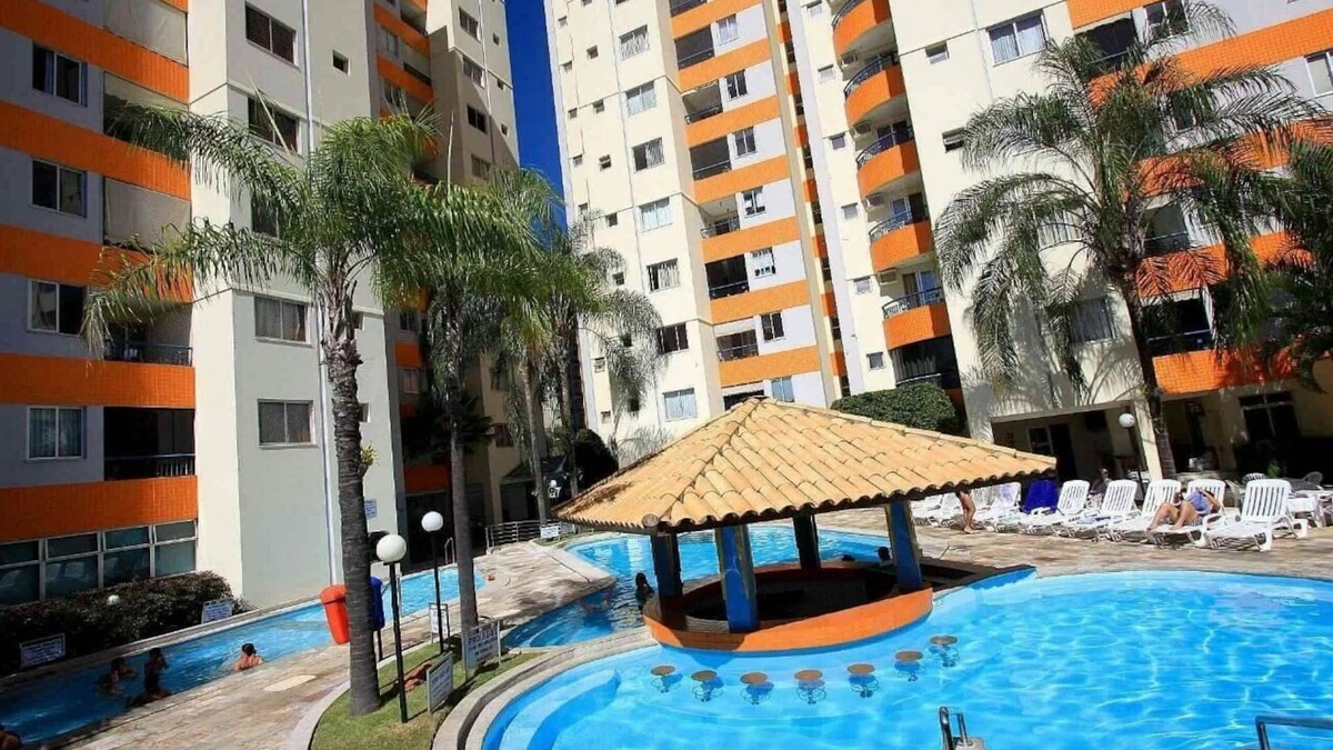 Prive das Caldas Apartment | Beautiful Water Park-Fully Furnished Apartment-7 Thermal Pools-Free Wifi-Centralized