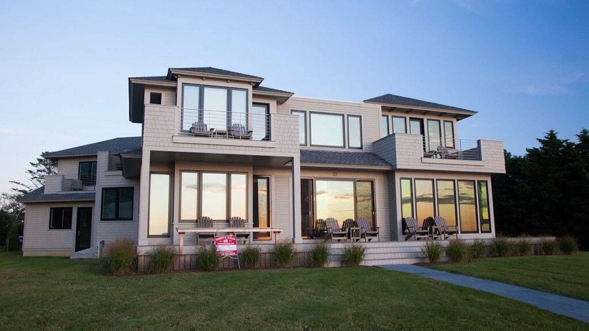 North Truro House | Beautiful water views! Fabulously modern, clean lines and attention to detail!