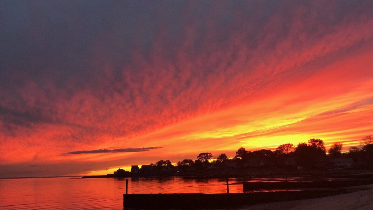 Old Saybrook House | Beautiful waterfront home with private sand beach and amazing views