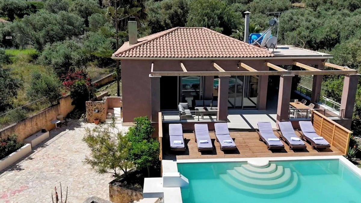 Akrotiri Villa | Beautiful Zakynthos Villa | 4 Bedrooms | Villa Silver Prime | Private Pool &.