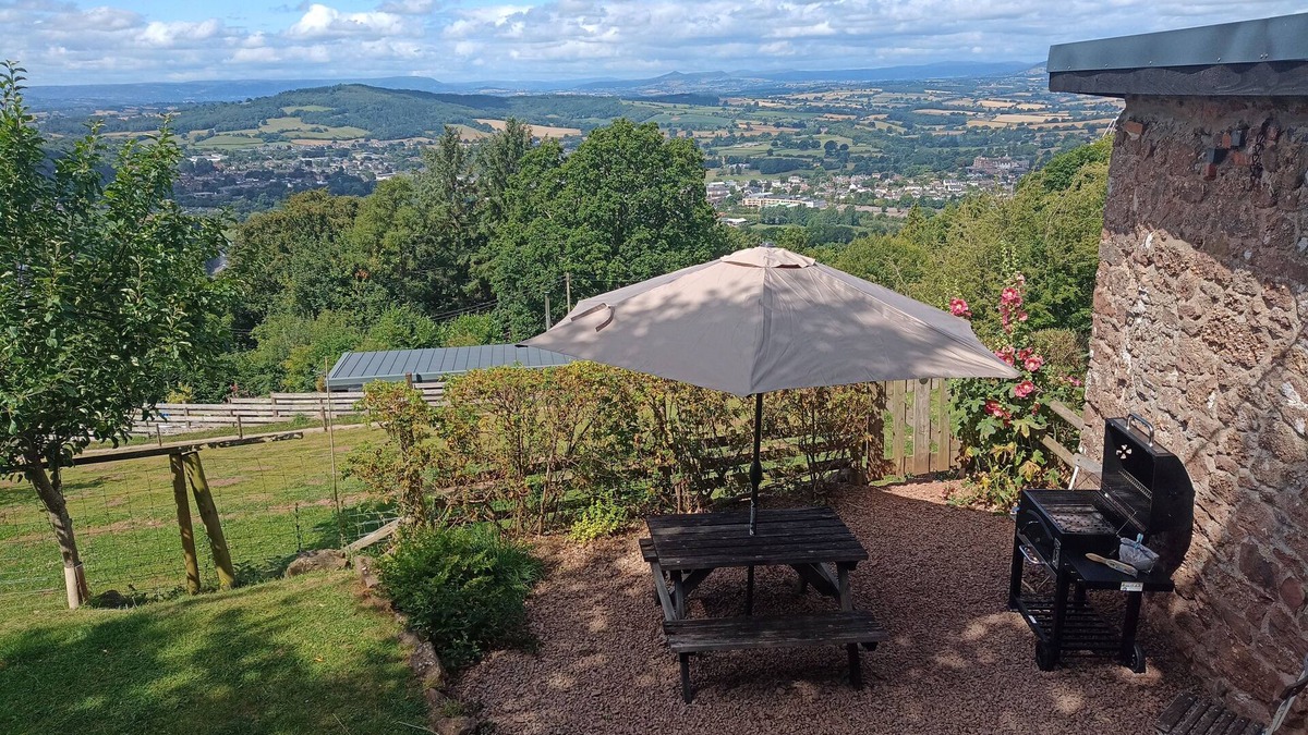 Redbrook House | Beautifully converted stone barn with amazing views towards the black mountains