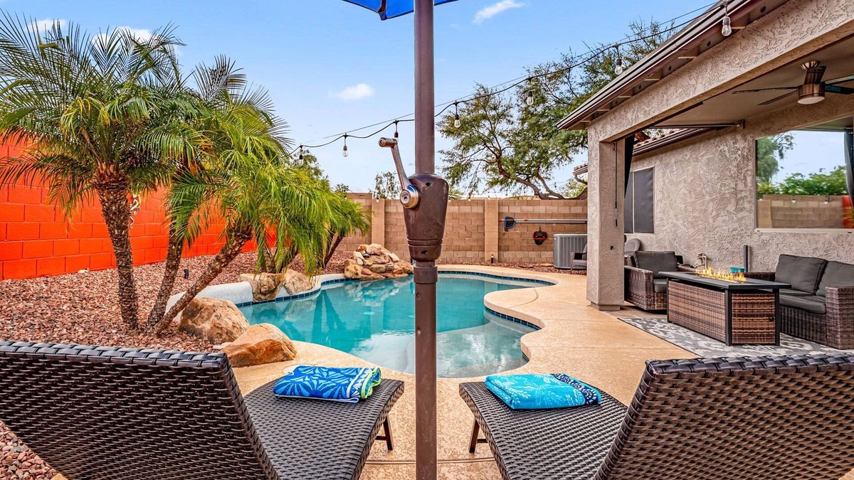 East Mesa House | Beautifully furnished Mesa home w/private backyard & heated pool. Come & relax!