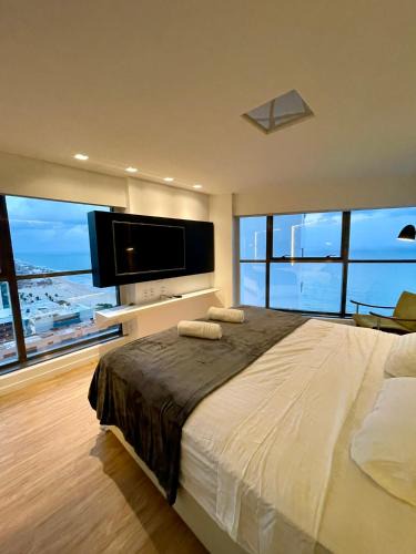 Pina Apartment | Beira-mar em Boa viagem - Frente Mar - Andar alto e Vista mar - Beach Class internacional