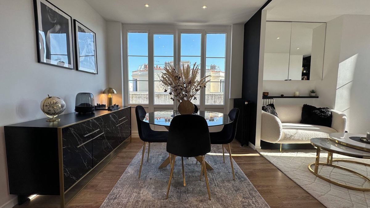 Centre Ville Apartment | Bel Appartement Moderne Balcon vue Tour Eiffel