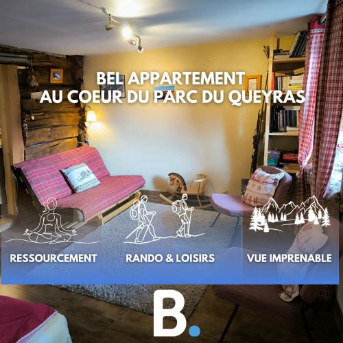 Molines-en-Queyras Apartment | Bel appartement confortable et lumineux Molines en Queyras - Saint Véran