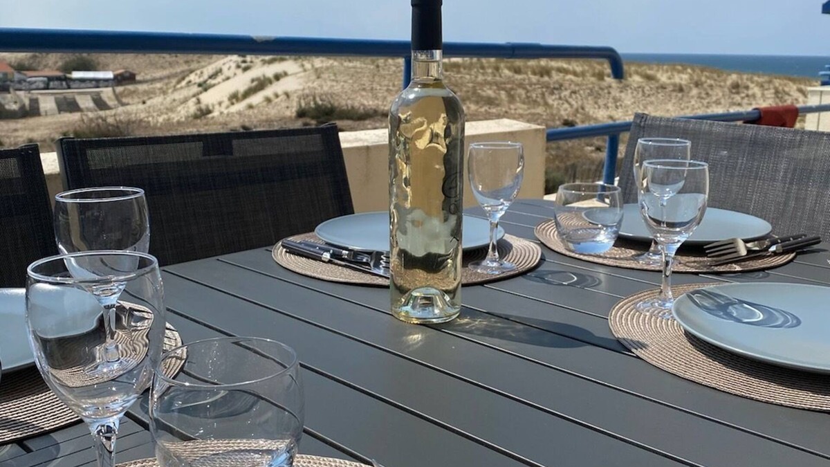 Lacanau-Ocean Apartment | Bel Appartement T3 Avec vue sur les Dunes et L'océan