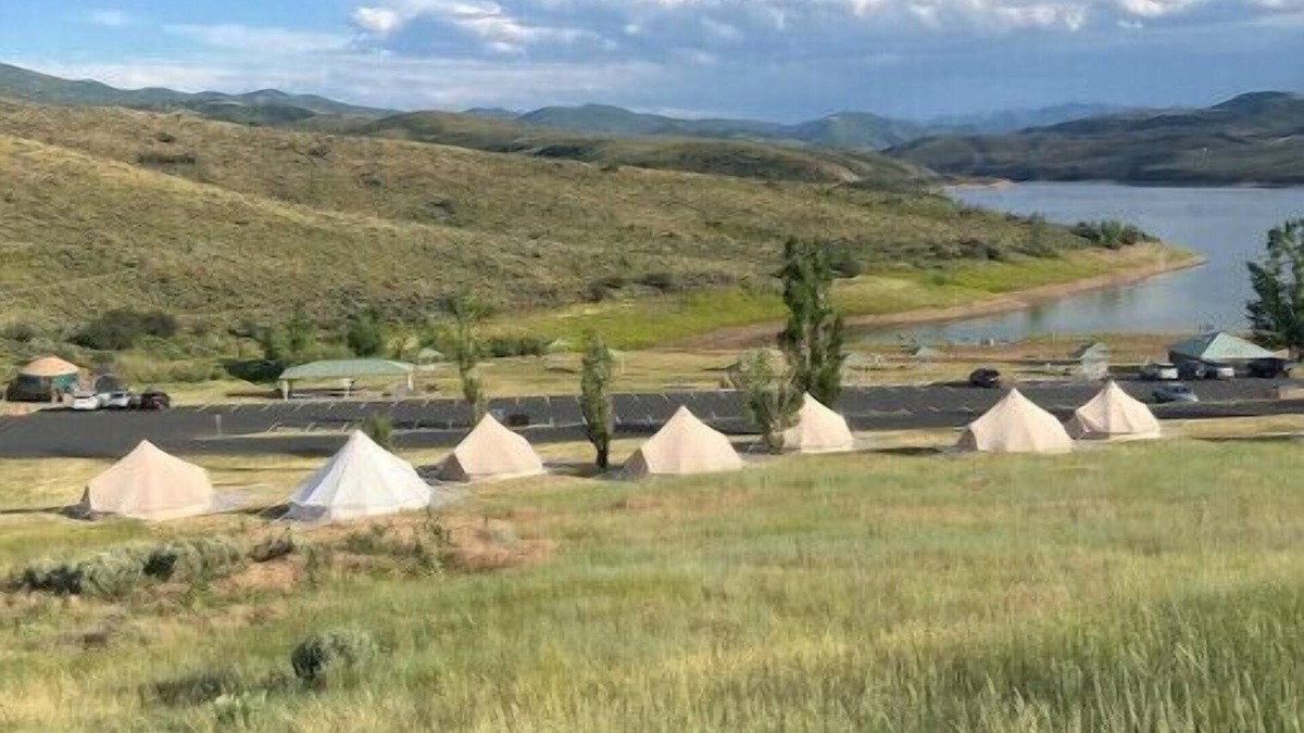 Morgan County RV Rental | Bell Tent #2 - The Fields at East Canyonn