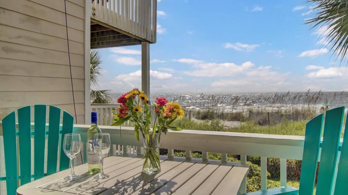 Beachwood East Condo | “Bella Vista” at 2 A Seagrove Villa|Fantastic Oceanfront View|New Kitchen and Bath|Terrific Deck .