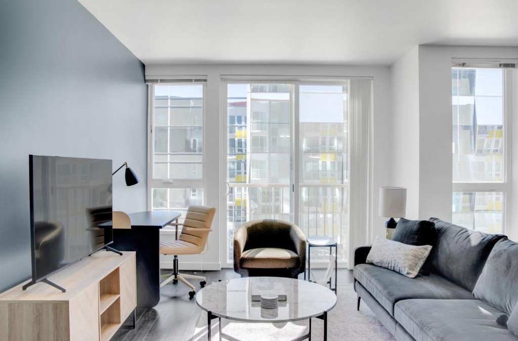 Wilburton Apartment | Bellevue 1BR w Gym WD nr Spring District SEA-412
