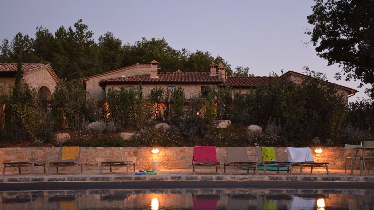 Castellina in Chianti Apartment | Belvedere 2+1 BR Luxe Apart In a Restored Tuscan Farm with Pool and Spa