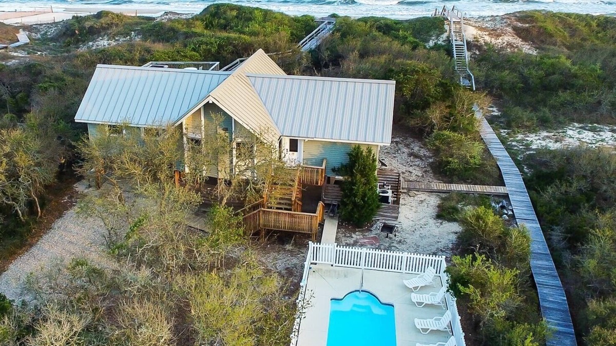 Sea Palm Village House | BEST BEACHFRONT VALUE ON SGI! 4 BR/2 BA, Heated Pool, Spa and Awesome Reviews!