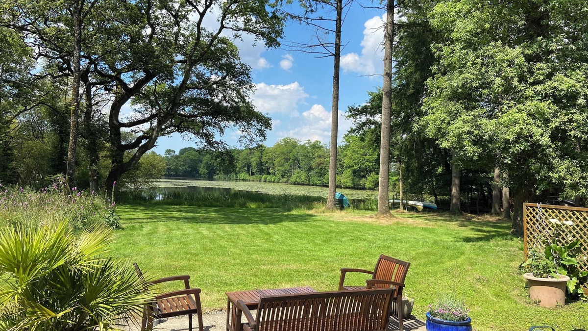 Guipel House | Between Rennes and St Malo; Gamekeeper's house with superb view of the pond