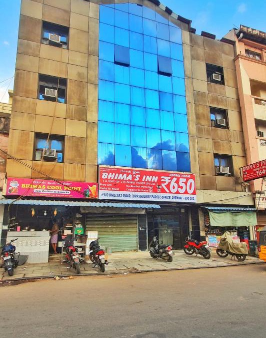 Central Chennai Hotel | BHIMAS INN -Puratchi Thalaivar Dr M G Ramachandran Central Railway Station Chennai