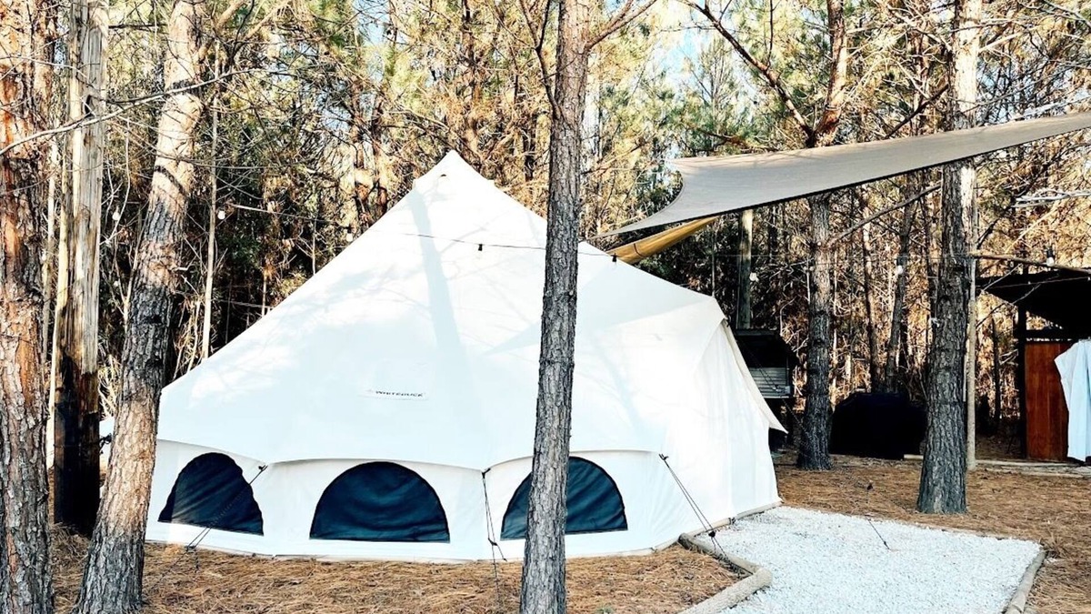 Conway RV Rental | 🐻 Big Bear Glamping | Spacious Forest Retreat 🌲🔥 Sleeps 8