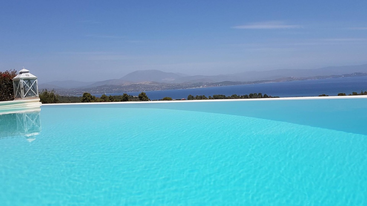 Agios Emilianos Villa | Big Blue Villa Porto Heli with Amazing View