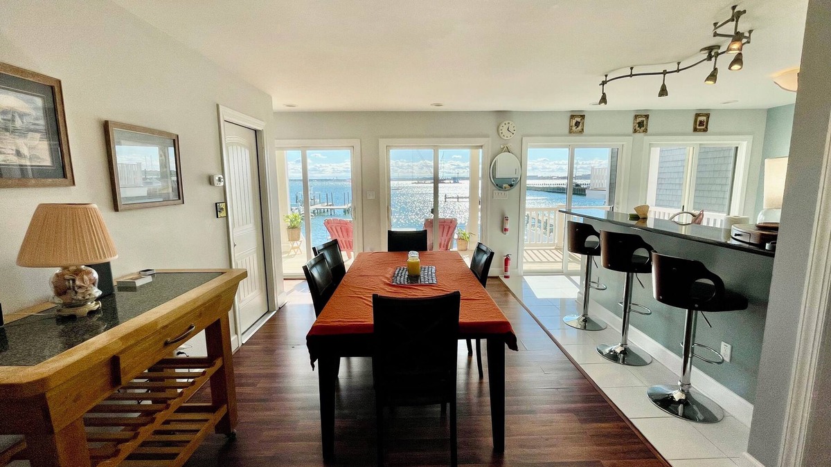 Norfolk House | Big Waterfront House on the Bay! Amazing Views, Swim Deck, Walk to Beach!