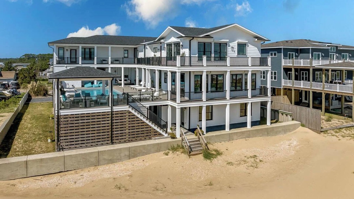 Sandbridge House | Black Tie Beachy | Oceanfront, Private Pool, Theater Room