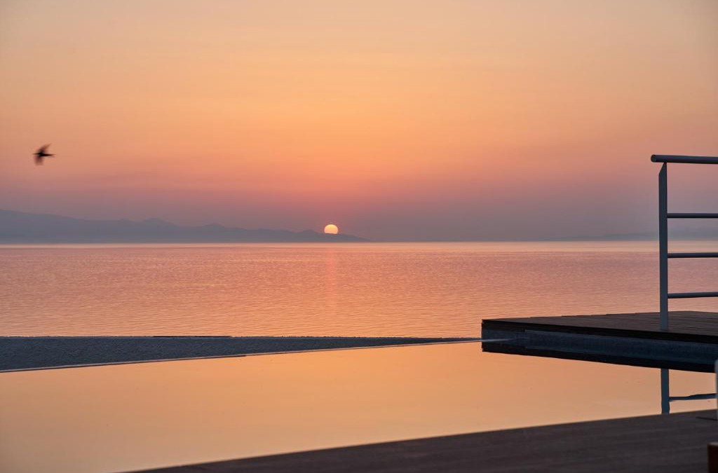 Agia Marina Mikrolimanou Villa | Blue Armonia Villa featuring SaltWater Heated Pool By KB Hospitality