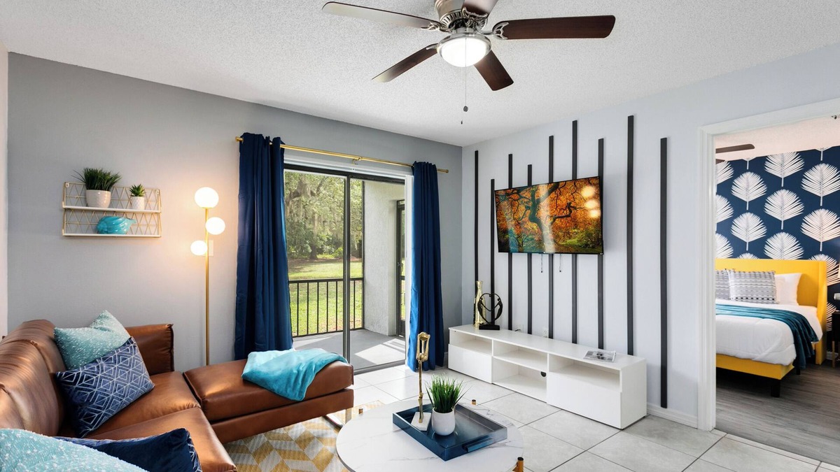 Titusville Apartment | *Blue Bliss* *NASA*, Pool, BBQ, Gym, Arcade, Patio
