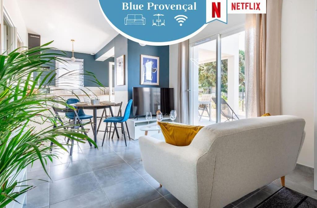 Morieres-les-Avignon Apartment | ☆ Blue Provençal Appartement ☆