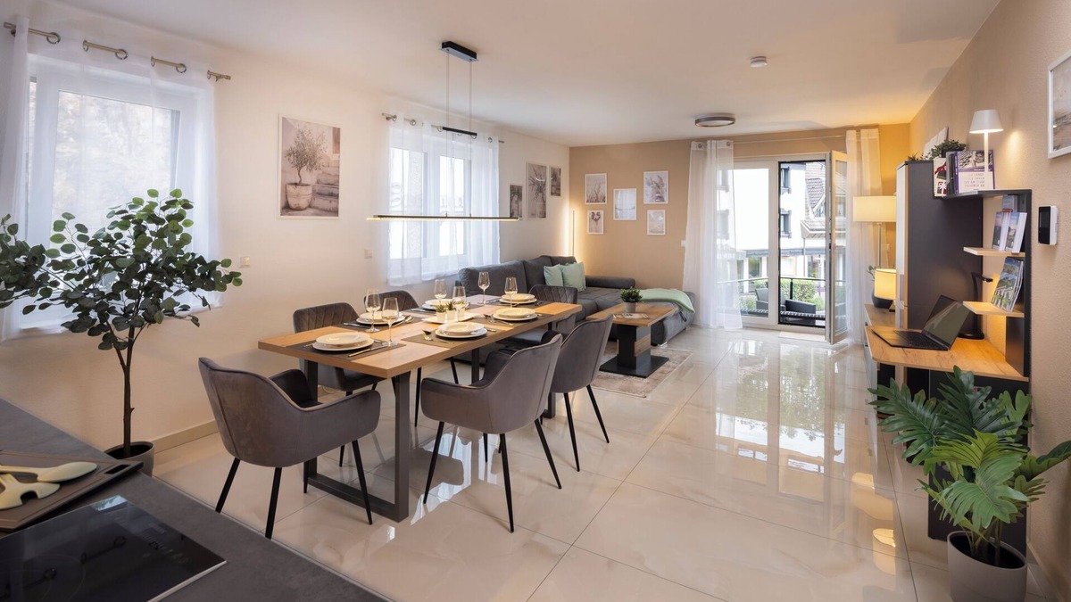 Schonegrund Apartment | Blue Sky Flat apartment for up to 6 people, 73m², south-facing balcony, Black Forest PLUS, 1st floor