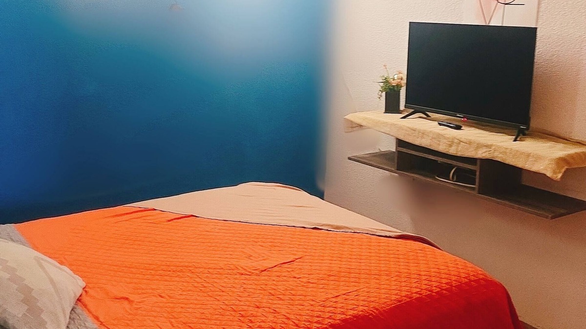 El Pueblito House | Blue tower