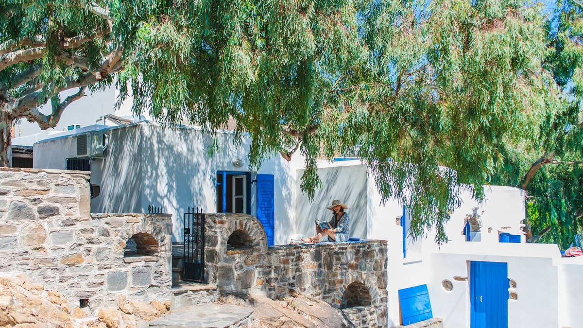 Galini House | Blue&White: An Absolut Aegean dream house-relax and unwind!