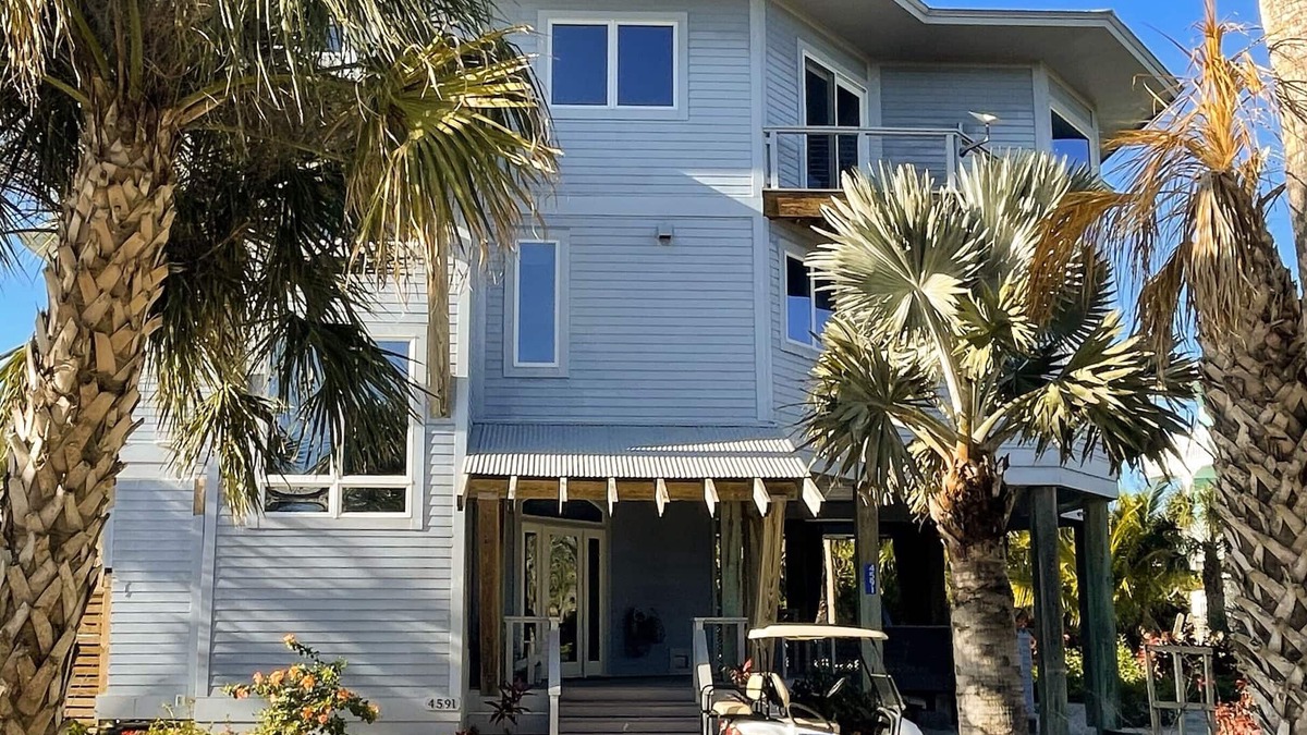 Jose's Hideaway House | Bluefin Beach House, Luxury Home with Pool & Spa on North Captiva, 2 Golf Carts