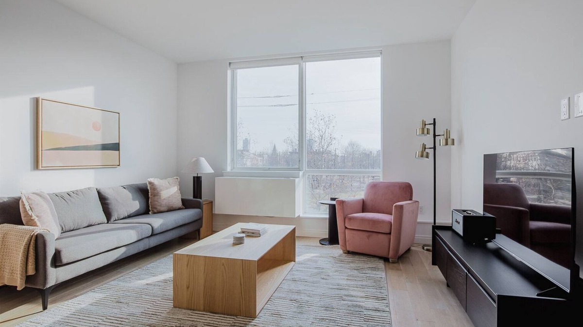 Historic Downtown Apartment | Blueground | Jersey City, EV charging, nr park