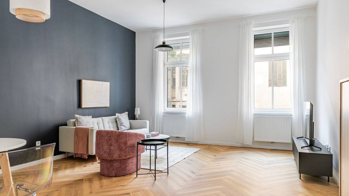 Schottenfeld Apartment | Blueground | Neubau, washer/dryer, nr Museumsquartier