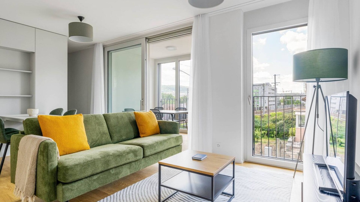 Seebach Apartment | Blueground | Seebach, view, nr Zurich Zoo