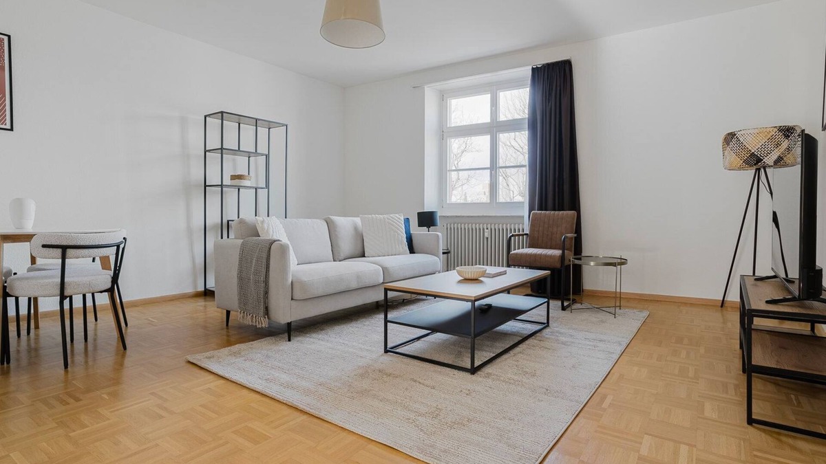 Sankt Alban Apartment | Blueground | Vorstädte, river view & furnished