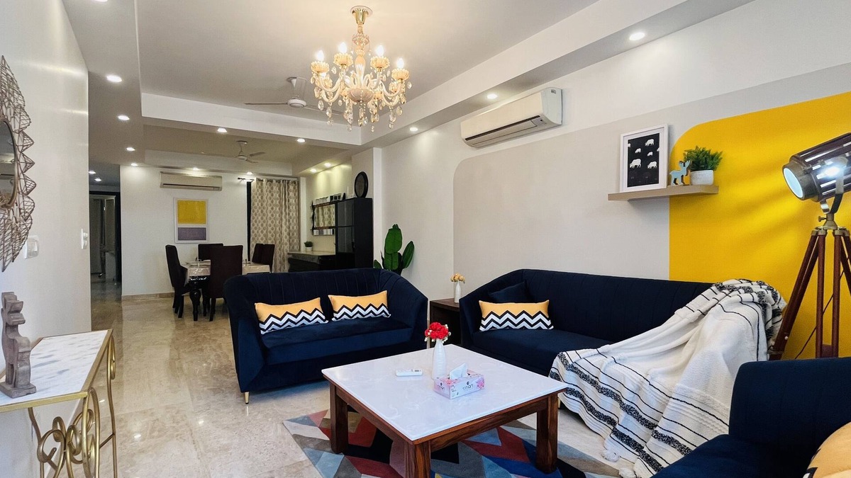 Greater Kailash I Apartment | BluO 3BHK - M Block Market @ Greater Kailash